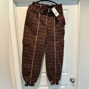 IVY PARK Brown Monogram Cargo Joggers
